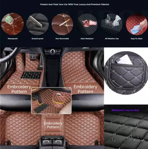 For Hummer H2 H3 H3T All Models Car Floor Mats Custom Waterproof Carpets Liner - Picture 20 of 37