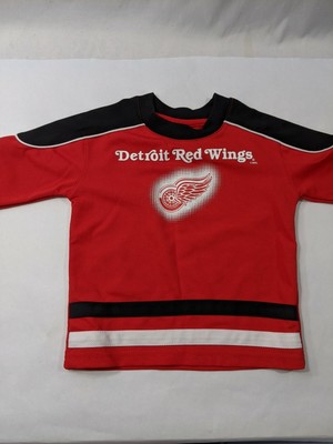 black red wings jersey