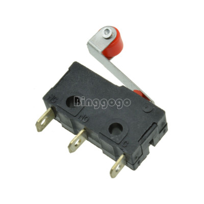 10Stks KW12-3 Micro Roller Lever Arm Normally Open Close Limit Switch NEW