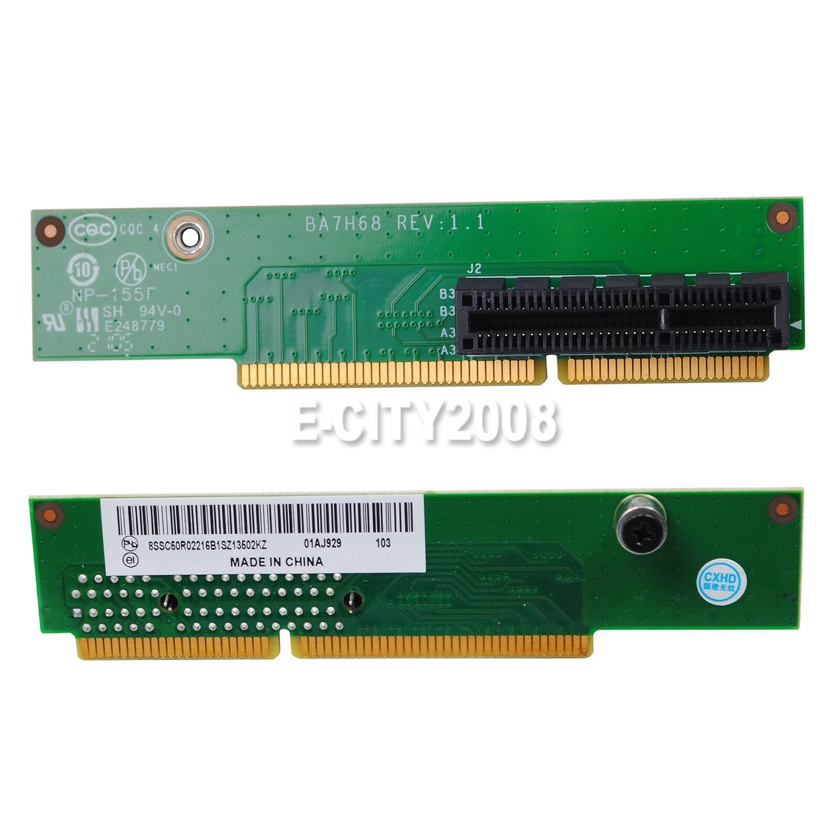 Pcie4 PCIE Adapter For Lenovo ThinkCentre M720q M920q M920X P330