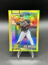 2026 Topps Series 1 - Nick Gonzales - Yellow Foil Refractor #/399 - Color Match