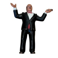 LJN WWF Action Figure Announcer Mean Gene Okerlund WWE Wrestling Superstars 1986