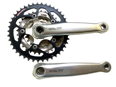 Pédalier Triple Shimano Deore LX FC-M563 - 175mm, BCD 92/60, 42/32/22 Dents - Occasion
