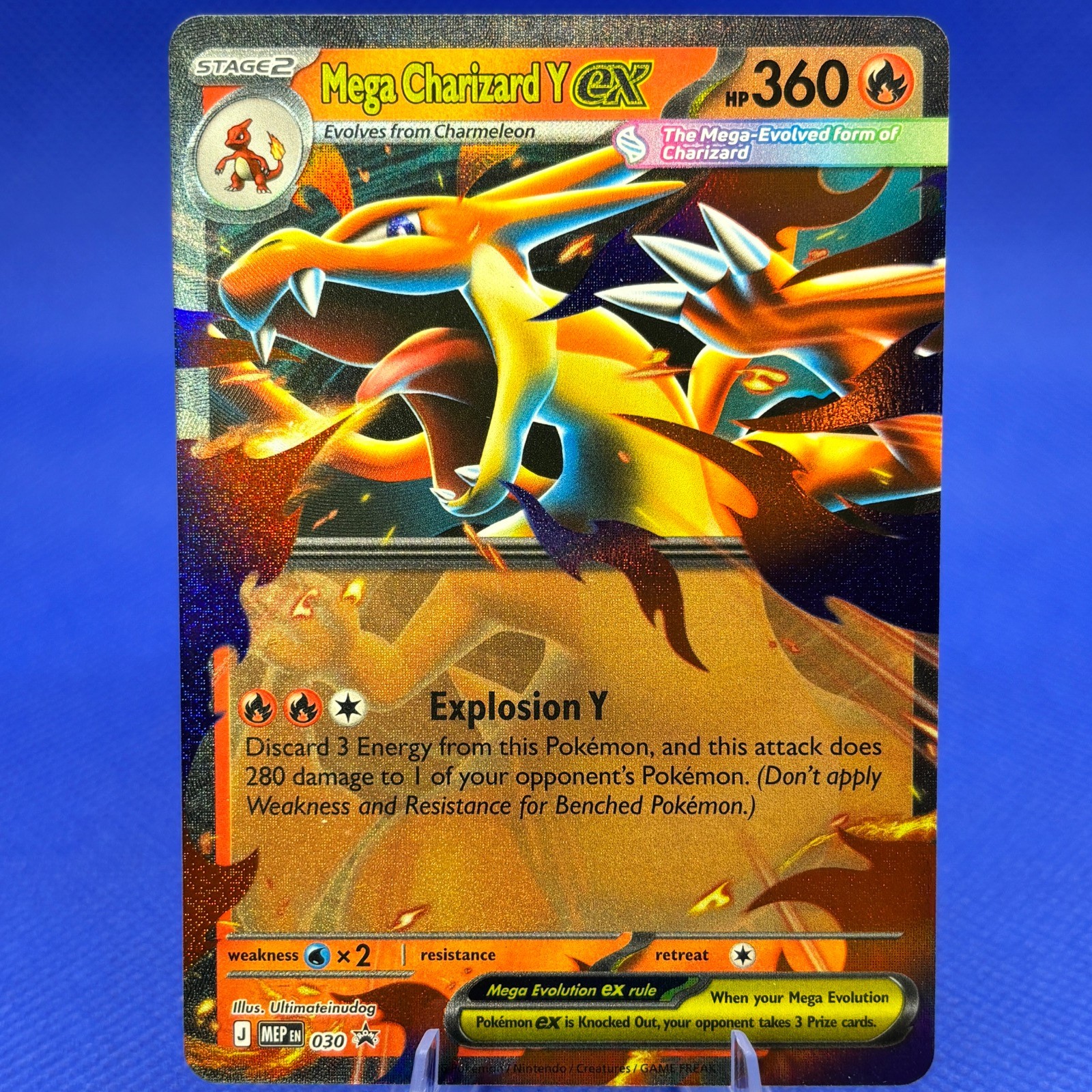MEGA CHARIZARD Y EX 030 ME: Mega Evolution Promo Promo HOLO Pokemon Near Mint