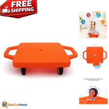 Kids Sitting Scooter Board with 360-Degree Wheels - Safe Fun for Ages 6-12