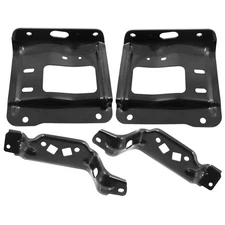 Bumper Face Bar Brackets Retainer Mounting Braces Set of 6 Inner Interior Inside