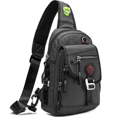 Sling Bag Crossbody Backpack for Tablet Laptop - Outdoor Hiking for Men and Wome