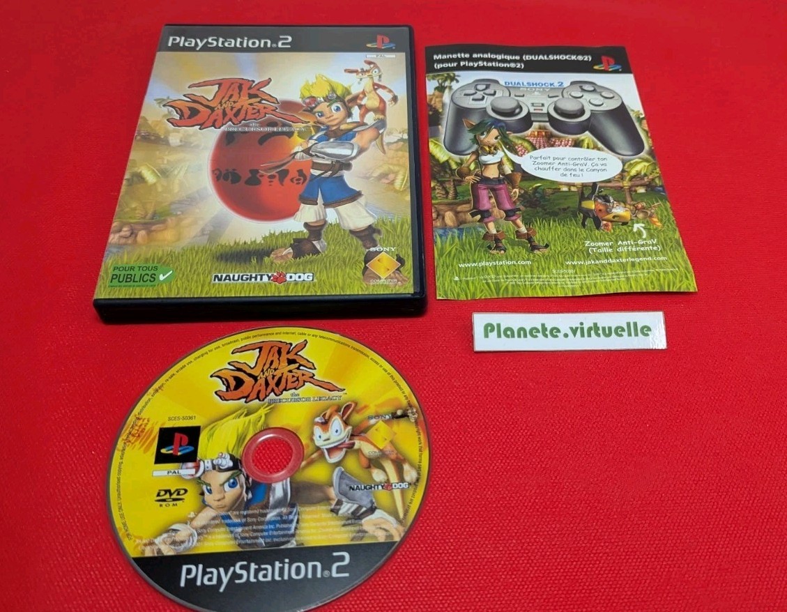 JAK AND DAXTER THE PRECURSOR LEGACY SONY PS2 EUR FR 🌟 