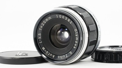 【Problem】OLYMPUS G.Zuiko Auto-W 20mm F3.5 MF Lens From JAPAN #529