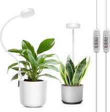 Small Pot Clip Grow Light, Full Spectrum LED Plant Grow Lamp for 2 Pack 2.36"