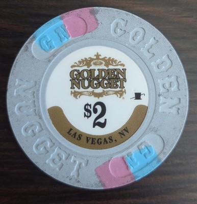 $2 Golden Nugget Casino Las Vegas, NV 2020 Issue Casino Chip