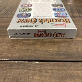 Castlevania III 3 Dracula's Curse NES In Box CIB - Tested Collector Quality !