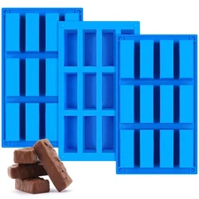 CLUEWR 3 PCS Granola Bar Mold, 12 12 Cavity, 12 Cavity Mold 