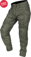 Men'S G3 Combat Pants with Knee Pads Multi Camouflage Trousers Airsoft Hunting P