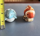 VTG Ceramic Animal Novelty Salt & Pepper Shakers Figurines Clown Fish & Turtle — photo 6