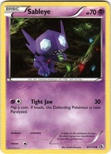 Sableye 61/113 UC Legendary Treasures Pokemon LP on eBay