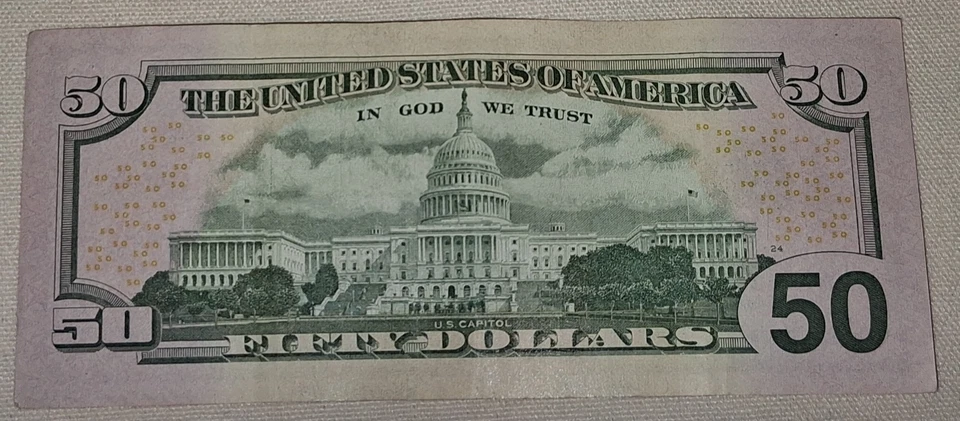 2006 $50 start note LOW RUN AND PRINT SIZE - Image 2 of 3