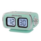 Large Display LCD AM/FM Retro Clock Radio USB Bluetooth Aux-in Bedroom Kitche...