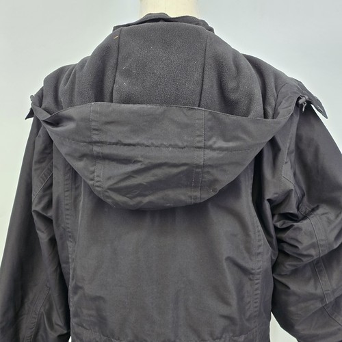 Eddie Bauer Damen große schwarze isolierte Jacke mit abnehmbarer Kapuze WeatherEdge - Bild 10 von 21