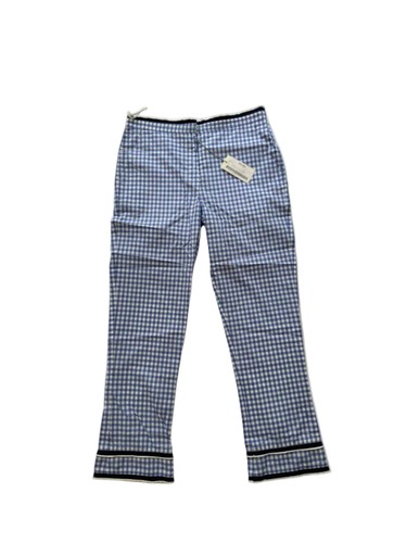 Miu Miu SS 2000 Blue Check Vichy Pants with tags. IT 44.