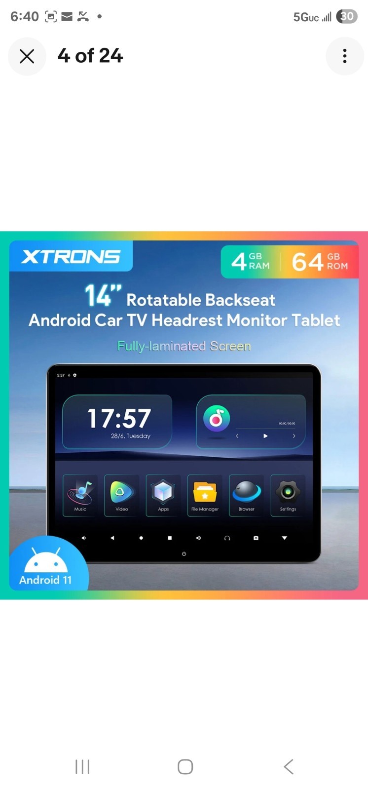 2x XTRONS ICE/VDO/HM142A-14