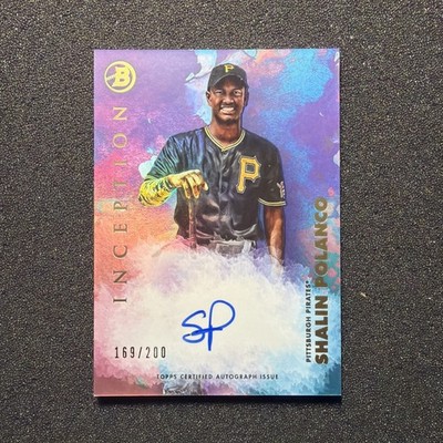 2021 Inception SHALIN POLANCO #PA-SP Pittsburgh Pirates AUTO 169/200 - BASEBALL 