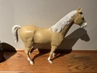 Louis Marx Toys Vintage Johnny West 13.5” Palomino Thunderbolt Horse 1960s