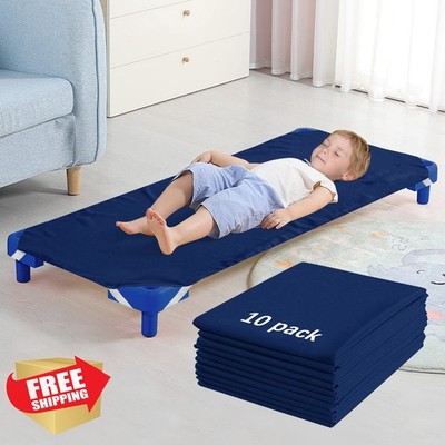 Biloban Daycare Cot Sheet Navy 10 Pack