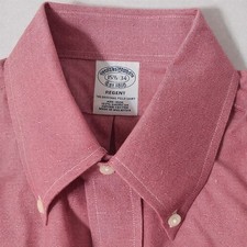 Brooks Brothers Regent Oxford Button NON IRON 15.5 Dress Shirt SUPIMA Speckled