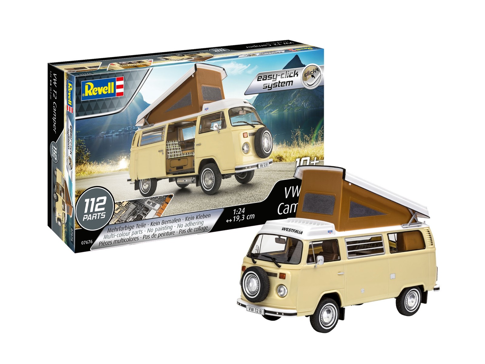Volkswagen T2 Camper Revell réplique miniature 1/24 pour créer votre combi rétro