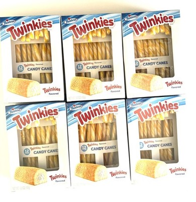 Hostess Twinkies  ~ Candy Canes 5.3oz Each Box 72 Canes Total New/Factory Sealed