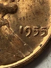 **  1955 BU RED LINCOLN CENT- POOR MAN'S DOUBLE DIE ERROR - PRICED TO SELL 🔥 **