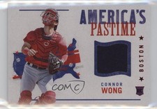 2022 Panini Chronicles America's Pastime Swatches Red Connor Wong #APS-CW 0a6
