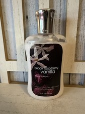 Bath  Body Works BLACK RASPBERRY VANILLA Body Lotion 8 Oz RARE ORIGINAL
