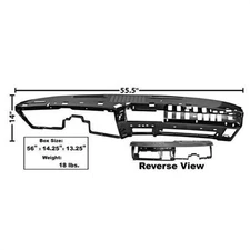 Dynacorn 1068EA Complete Dash Panel, 1969 Camaro non-A/C