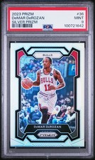 2023 PANINI PRIZM SILVER PRIZM #36 DEMAR DEROZAN PSA 9