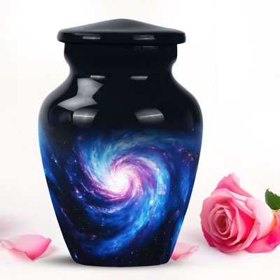 Galaxy Urn Small Urns for Human Ashes Mom 3 Inch Funeral Cremation Memorial