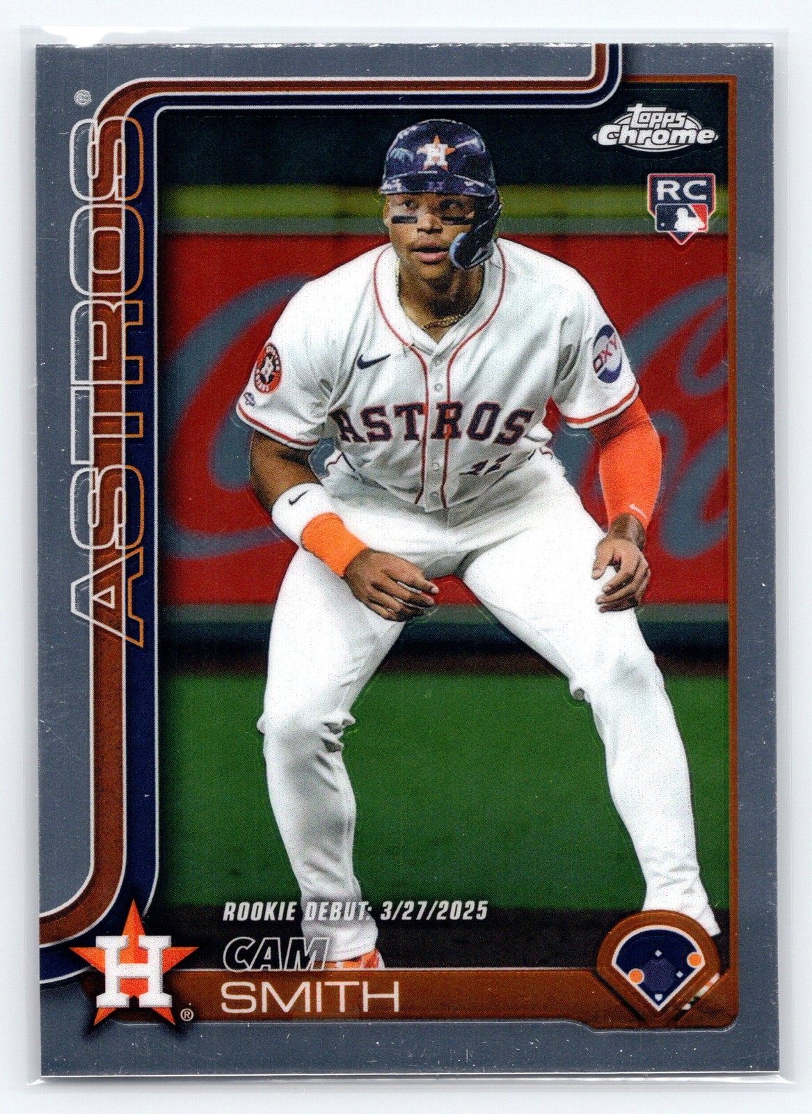 2025 Topps Chrome Update #USC19 Cam Smith Houston Astros Rookie