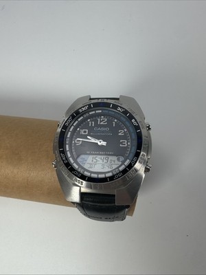 90s CASIO AMW-700 Fishing Gear Ana-Digi Retro Watch - Japan Movement EXCELLENT