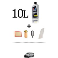 Hoffcar Set Service 4 Filter Und 10L ÖL FüR Mercedes Vito II (639) 123 170Kw D