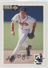 1994 Upper Deck Collector's Choice Silver Foil Signature Chipper Jones HOF 0bn8