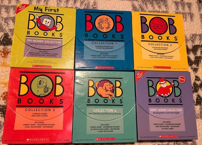 Bob's Books Lot Of 6 Set 1, Set 2, Set 3,. Set 6, Sight Words and Pre Reader