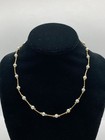 14k Gold Freshwater Pearl Beaded Necklace 6.21g — photo 1