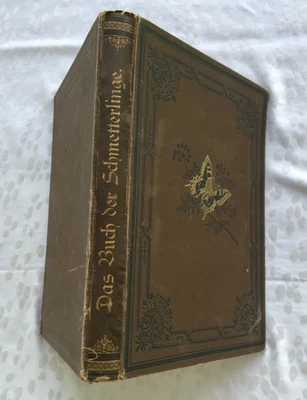 Das Buch der Schmetterlinge, K.G. Lutz, Stuttgart 1889, 30 Farbtafeln 800 Abbild - Bild 1 von 4