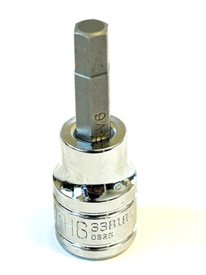 Kobalt H 6mm x 3/8'' Dr Hex Bit Socket 338184 Free USA Shipping