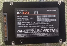 Samsung 870 EVO 1TB, 2.5 inch Internal SSD - ‎MZ-77E1T0