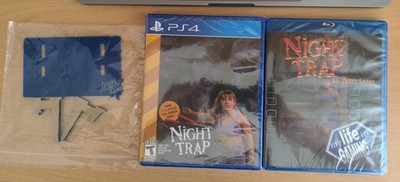 Night Trap 32X Variant for PS4 & 25 Years Later Blu Ray - LRG - BOTH SEALED