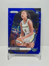 2024 Panini Prizm WNBA #31 Jaelyn Brown Blue Velocity Prizm Rookie RC Wings