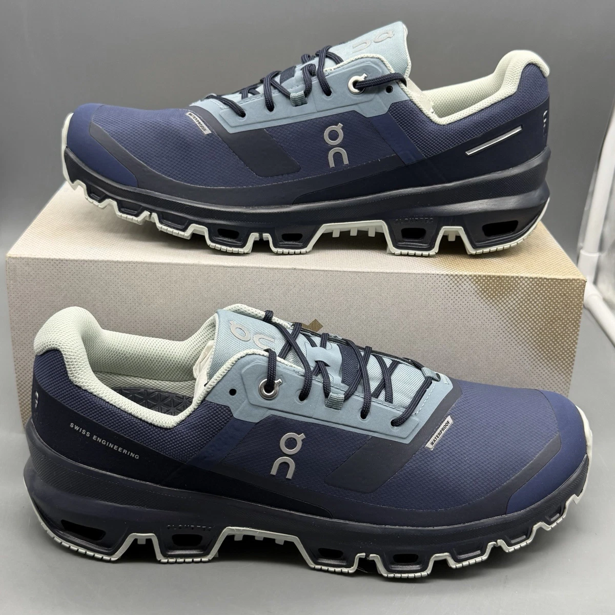 ON Cloudventure Waterproof Denim Midnight for sale | eBay
