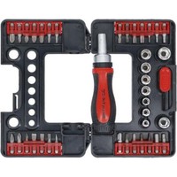 BGS Diy BIT-STECKSCHLÜSSEL-SATZ RATSCHEN-DREHGRIFF Umschaltbar 38-TLG | 20138